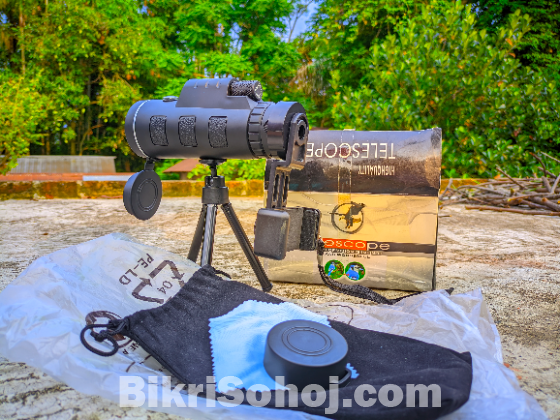 40x60 Telescope Zoom Lens for any smartphone.